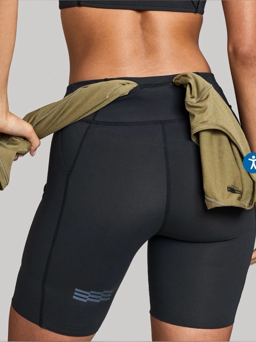 Janji Black 7” Pace Short NWT